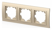 Рамка на 3 поста Elbi Eleсtriс Zena 500-012500-227 цвет Слоновая кость-1