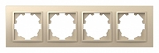 Рамка на 4 поста Elbi Eleсtriс Zena 500-012500-228 цвет Слоновая кость