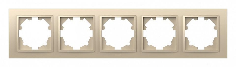Рамка на 5 постов Elbi Eleсtriс Zena 500-012500-250 