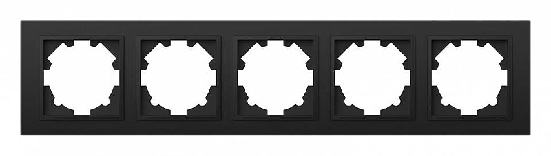 Рамка на 5 постов Elbi Eleсtriс Zena 500-014800-250 