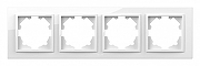 Рамка на 4 поста Elbi Eleсtriс Zena 500-015600-228 цвет Белый
