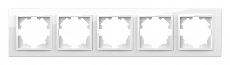 Рамка на 5 постов Elbi Eleсtriс Zena 500-015600-250 