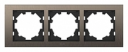 Рамка на 3 поста Elbi Eleсtriс Zena 500-073000-227 цвет Металлик