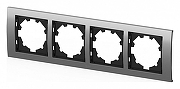 Рамка на 4 поста Elbi Eleсtriс Zena 500-073600-228 цвет Хром-1