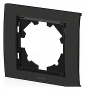 Рамка на 1 пост Elbi Eleсtriс Zena 500-073700-271 цвет Черный-1