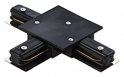 Соединитель T-образный для треков Lightstar Barra 501137 цвет арматуры Черный