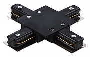 Соединитель X-образный для треков Lightstar Barra 501147 цвет арматуры Черный