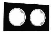 Рамка на 2 поста Arte Milano am-502.01 502.01-2.black цвет Черный