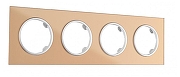 Рамка на 4 поста Arte Milano am-502.01 502.01-4.shampan цвет Бежевый