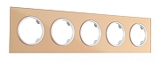 Рамка на 5 постов Arte Milano am-502.01 502.01-5.shampan цвет Бежевый