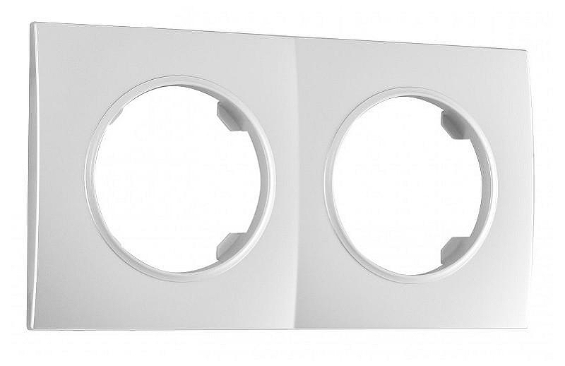 Рамка на 2 поста Arte Milano am-502.04 502.04-2.silver 