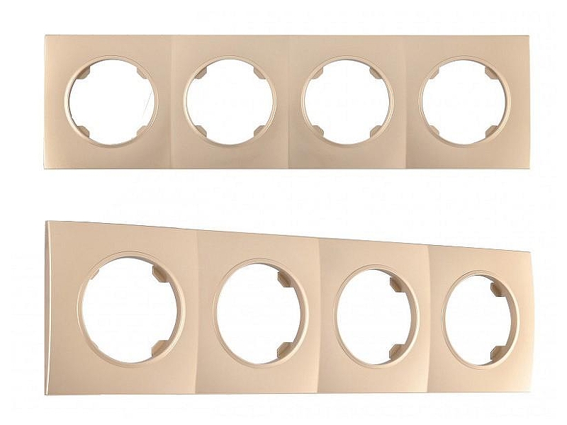 Рамка на 4 поста Arte Milano am-502.04 502.04-4.shampan 