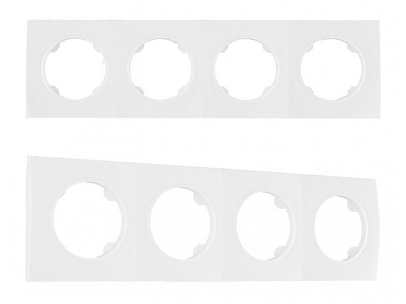 Рамка на 4 поста Arte Milano am-502.04 502.04-4.white 