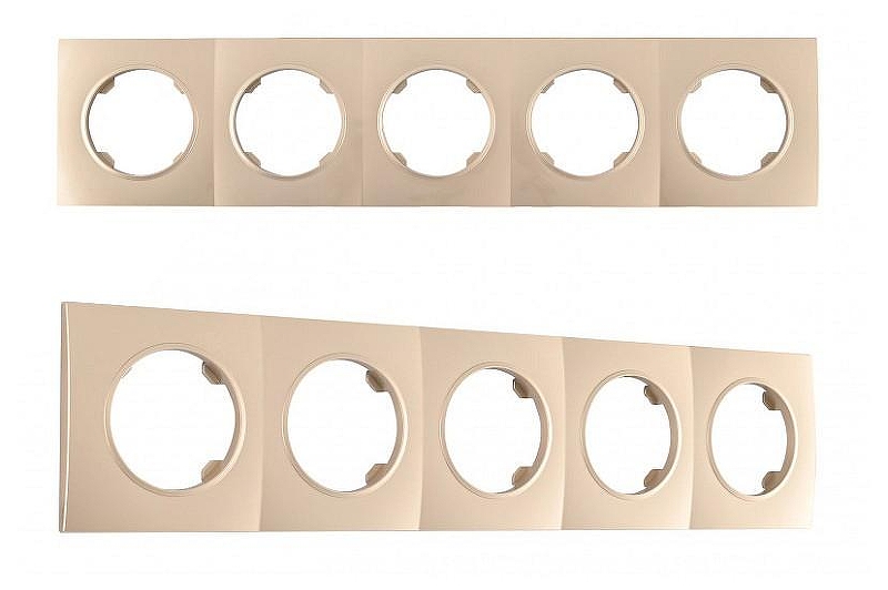 Рамка на 5 постов Arte Milano am-502.04 502.04-5.shampan 