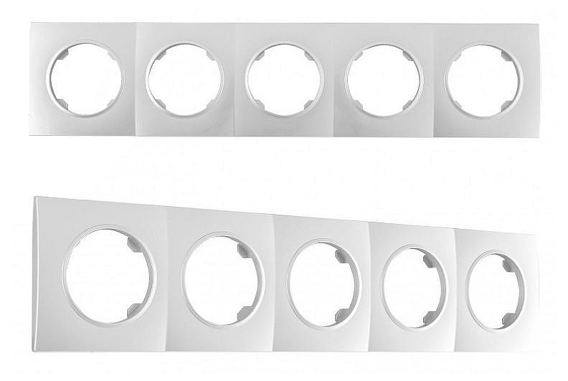 Рамка на 5 постов Arte Milano am-502.04 502.04-5.silver 