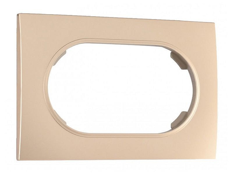 Рамка для двойной розетки Arte Milano am-502.04 502.04-double.shampan 