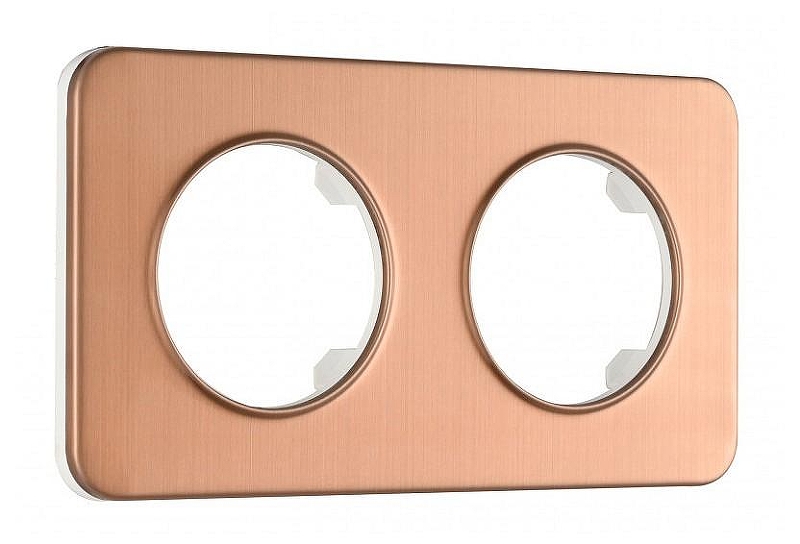 Рамка на 2 поста Arte Milano am-502.07 502.07-2.pink 