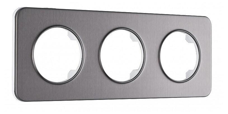 Рамка на 3 поста Arte Milano am-502.07 502.07-3.grey 