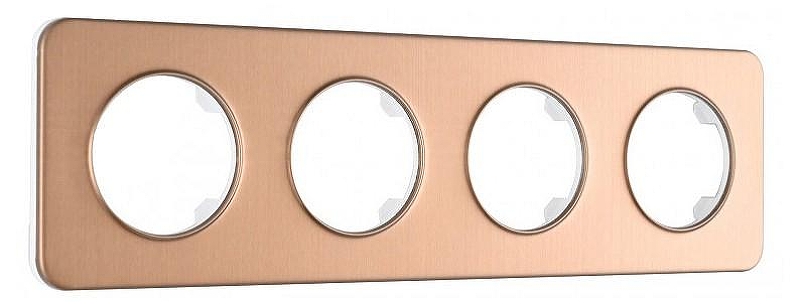 Рамка на 4 поста Arte Milano am-502.07 502.07-4.brown 