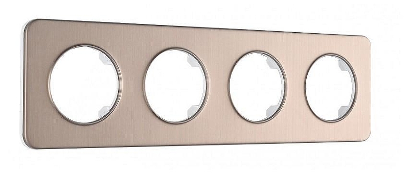 Рамка на 4 поста Arte Milano am-502.07 502.07-4.shampan 