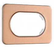 Рамка для двойной розетки Arte Milano am-502.07 502.07-double.pink цвет Розовый