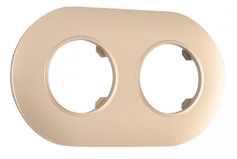 Рамка на 2 поста Arte Milano am-502.08 502.08-2.shampan 