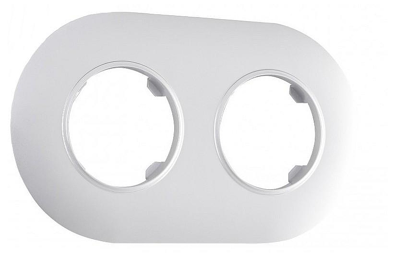 Рамка на 2 поста Arte Milano am-502.08 502.08-2.silver 