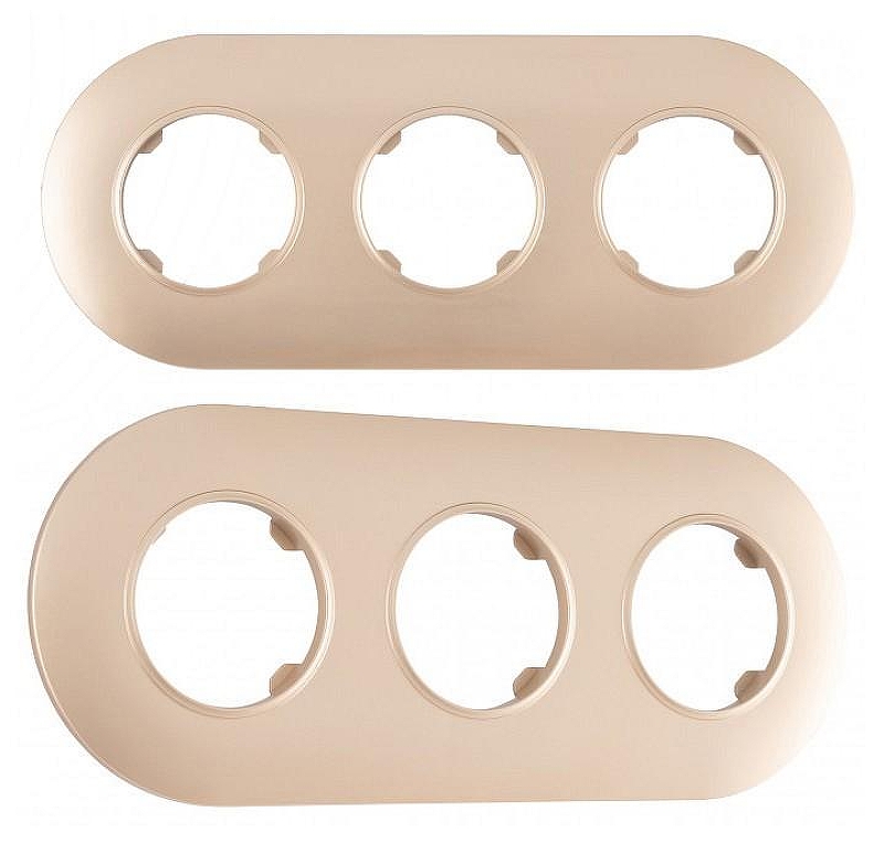 Рамка на 3 поста Arte Milano am-502.08 502.08-3.shampan 