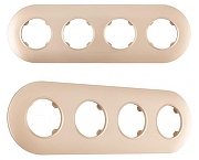 Рамка на 4 поста Arte Milano am-502.08 502.08-4.shampan цвет Бежевый