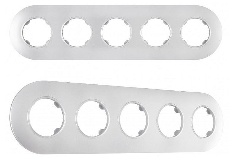 Рамка на 5 постов Arte Milano am-502.08 502.08-5.silver 