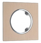 Рамка на 1 пост Arte Milano am-502.11 502.11-1.shampan цвет Бежевый