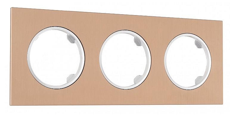 Рамка на 3 поста Arte Milano am-502.11 502.11-3.brown 