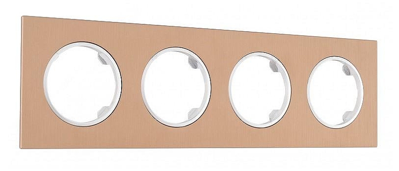 Рамка на 4 поста Arte Milano am-502.11 502.11-4.brown 