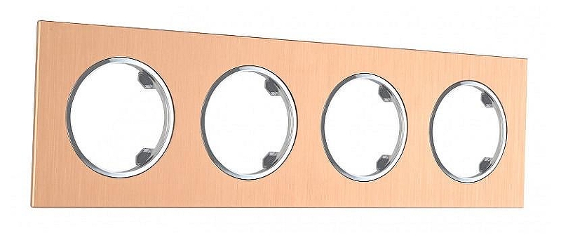 Рамка на 4 поста Arte Milano am-502.11 502.11-4.pink 