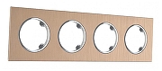 Рамка на 4 поста Arte Milano am-502.11 502.11-4.shampan цвет Бежевый