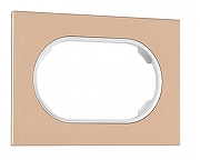 Рамка для двойной розетки Arte Milano am-502.11 502.11-double.shampan цвет Бежевый