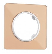 Рамка на 1 пост Arte Milano am-502.13 502.13-1.shampan цвет Бежевый