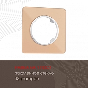 Рамка на 1 пост Arte Milano am-502.13 502.13-1.shampan цвет Бежевый-1