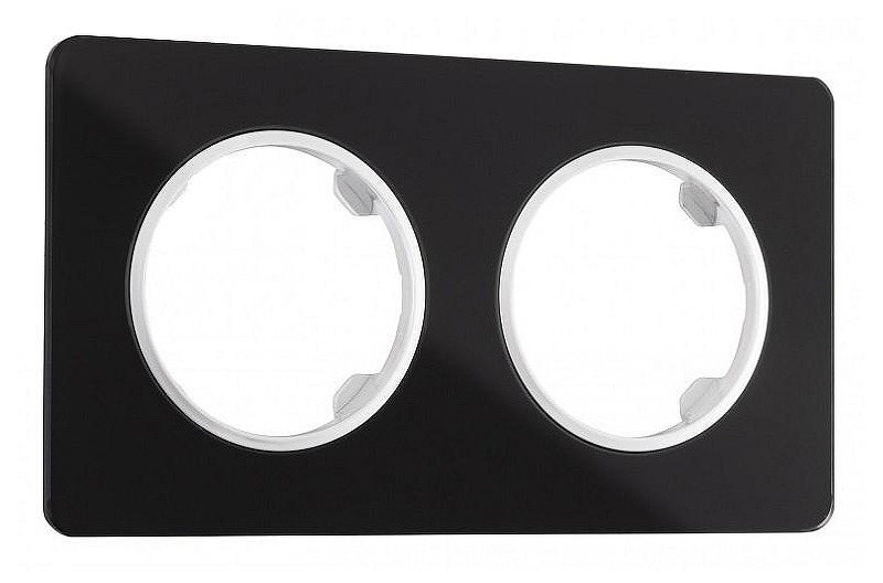 Рамка на 2 поста Arte Milano am-502.13 502.13-2.black 