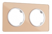 Рамка на 2 поста Arte Milano am-502.13 502.13-2.shampan цвет Бежевый