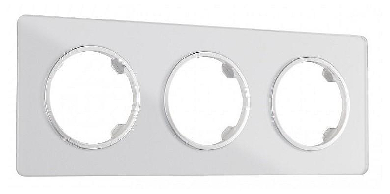 Рамка на 3 поста Arte Milano am-502.13 502.13-3.silver 