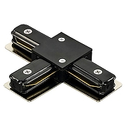 Соединитель с токопроводом T-образный для треков Lightstar Barra 502137 цвет арматуры Черный
