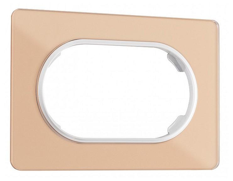 Рамка для двойной розетки Arte Milano am-502.13 502.13-double.shampan 