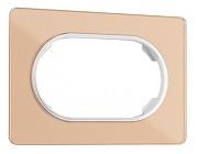 Рамка для двойной розетки Arte Milano am-502.13 502.13-double.shampan цвет Бежевый
