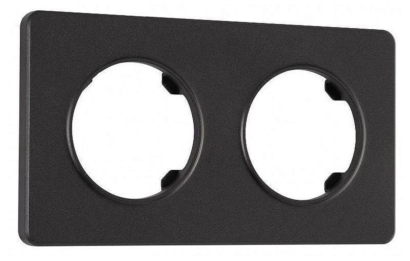 Рамка на 2 поста Arte Milano am-502.15 502.15-2.black 