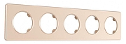 Рамка на 5 постов Arte Milano am-502.15 502.15-5.shampan цвет Бежевый