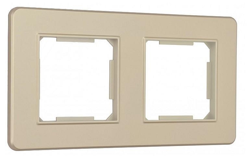 Рамка на 2 поста Arte Milano am-502.16 502.16-2.shampan 