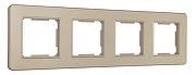 Рамка на 4 поста Arte Milano am-502.16 502.16-4.shampan цвет Бежевый