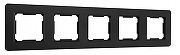 Рамка на 5 постов Arte Milano am-502.16 502.16-5.black цвет Черный