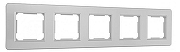 Рамка на 5 постов Arte Milano am-502.16 502.16-5.silver цвет Серебро